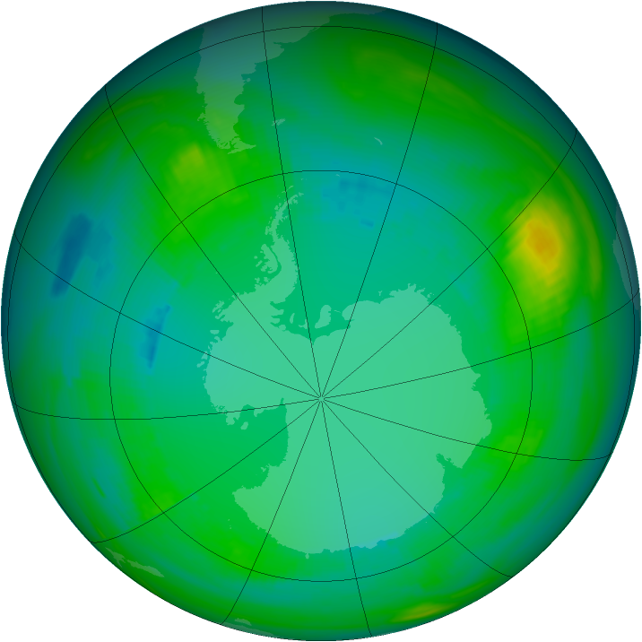 Ozone Map 1983-08-04